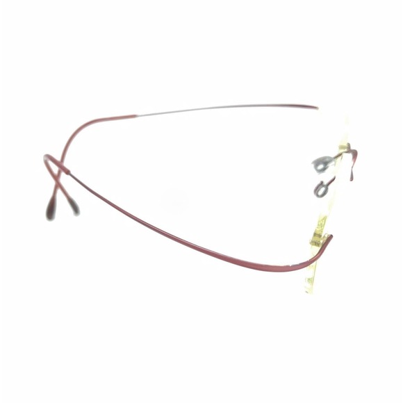 Silhouette Titanium Burgundy Dark Red Rimless Eyeglasses Frames 19 140 Austria - Picture 4 of 13